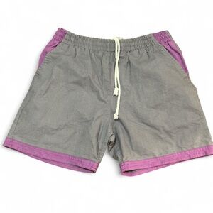 Men's Athletic Shorts in Gray and Purple